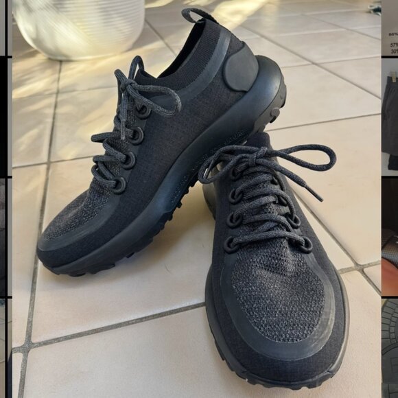 BRAND NEW Allbirds Black Trail Runner in Size 10 - Picture 3 of 10